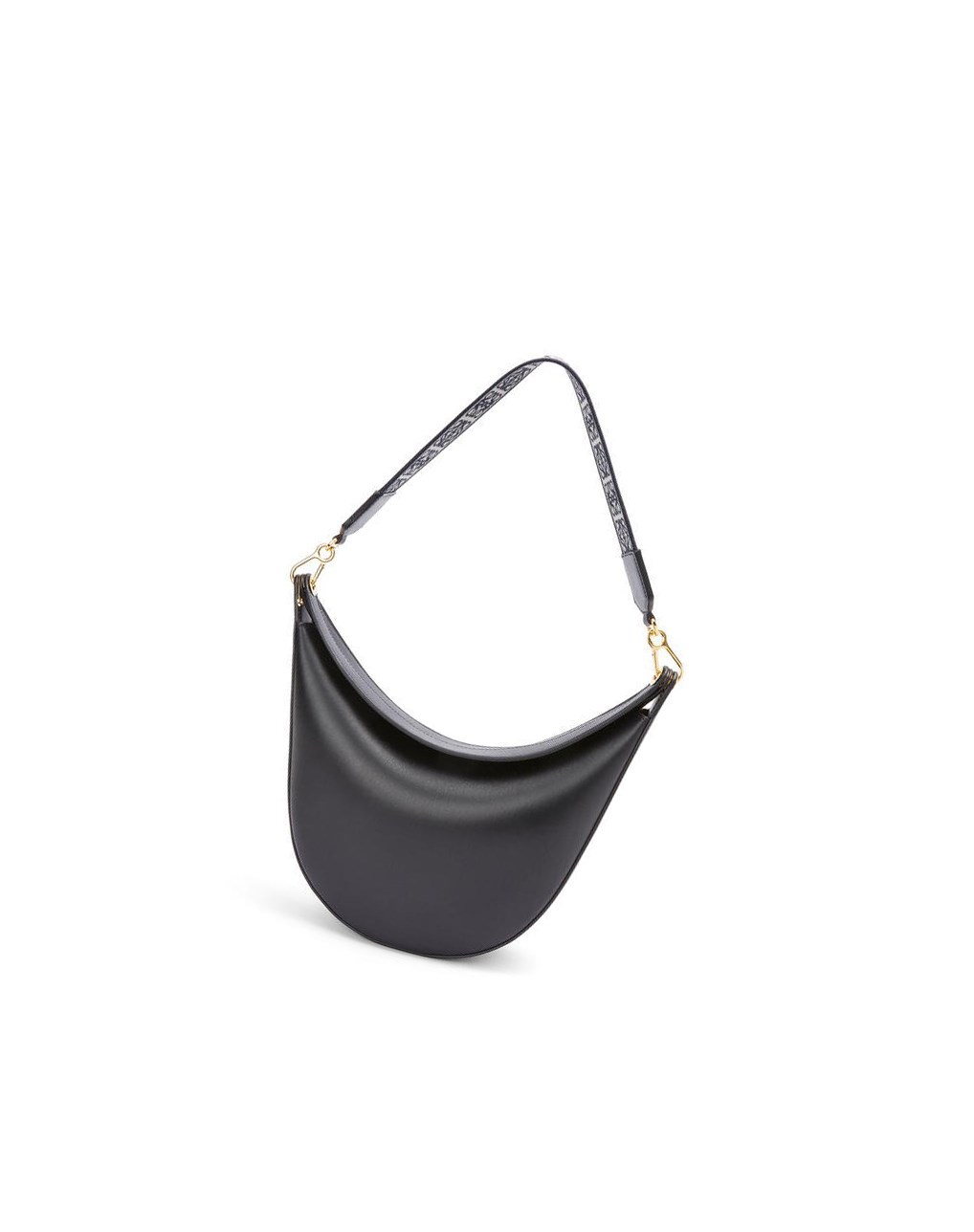 Satin Calf & Jacquard ☆LOEWE☆ LUNA ホーボーバッグ BLACK♪ Satin Calf & Jacquard ☆LOEWE☆ LUNA ホーボーバッグ AVOCADO